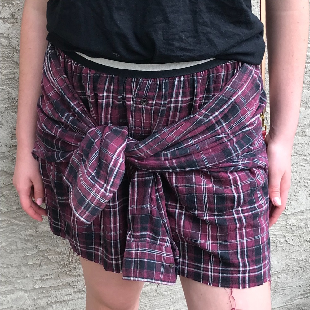 LF flannel skirt